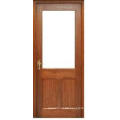 MDF Composite Interior Glass Panel Wooden Door (KD13B-G) (Glass Panel Door)